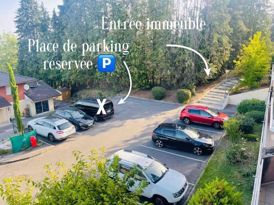 Magnifique Appart Renove Evian Duplex Vue Lac 8 Pers Luaran gambar